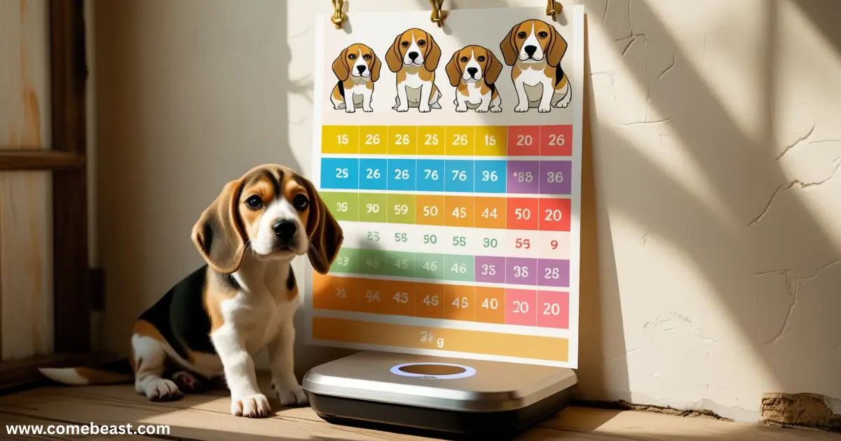Beagle Puppy Growth Chart by Age